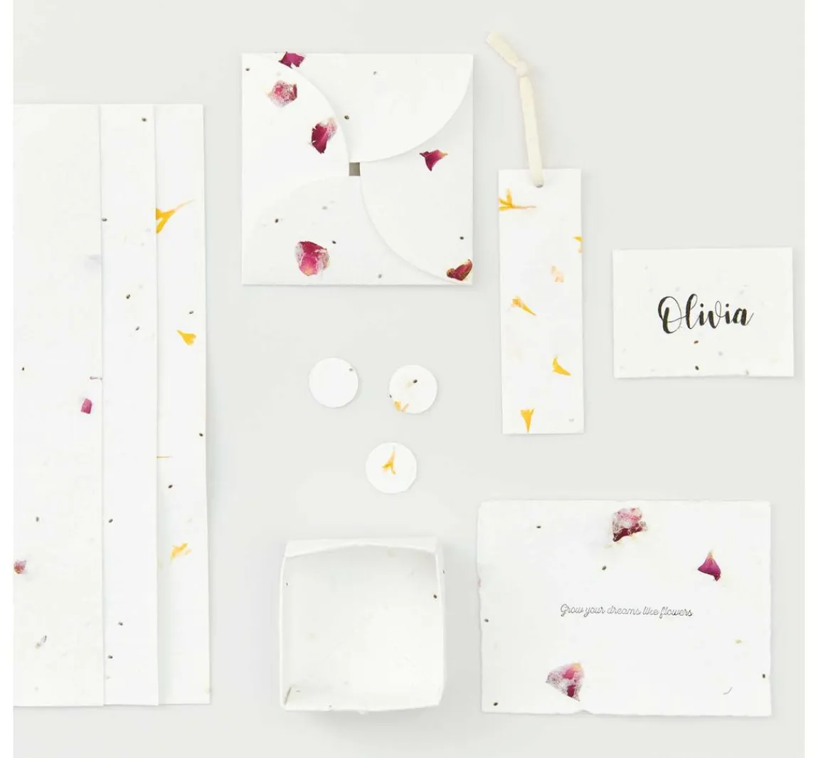 Rico Design Bastelblock "Handgeschöpftes Baumwollpapier"