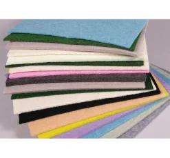 New Rayher Bastelfilz-Mix "Bunt", 1-5 mm, 500 g