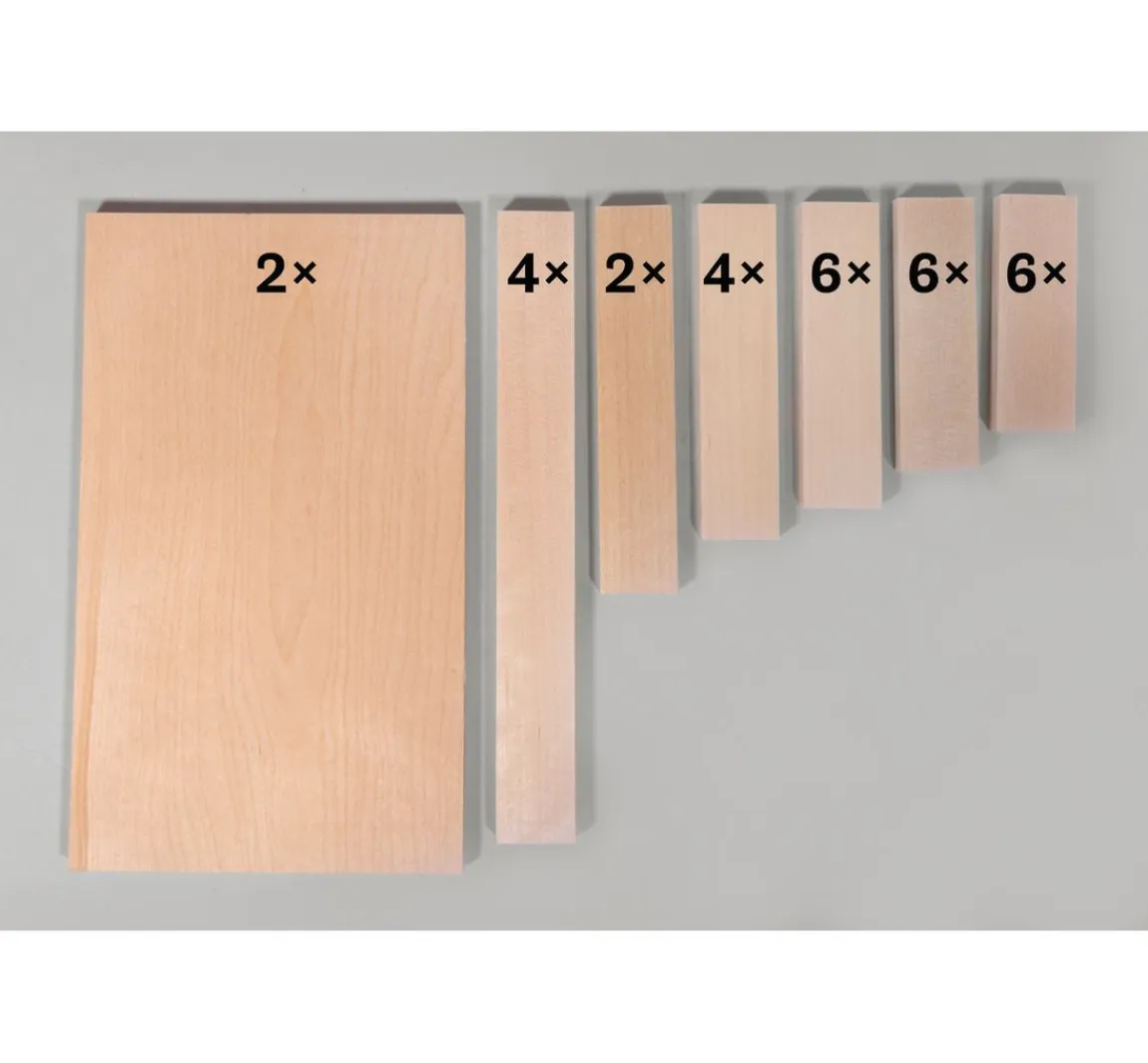 Online Rayher Bastelpackung Holz "Klötzchen & Platten"