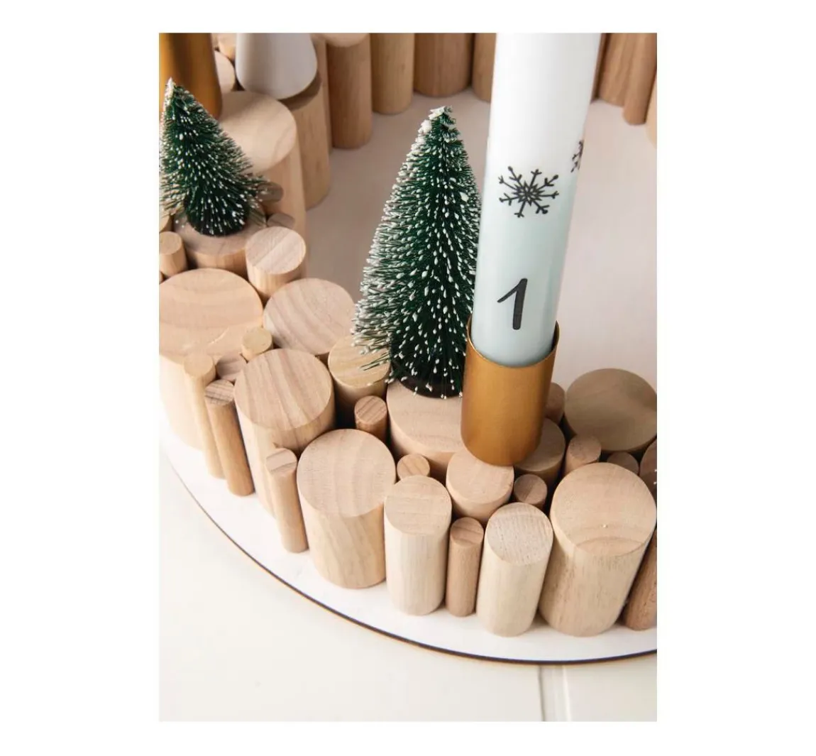 New Rayher Bastelpackung Holz "Rundstäbe"