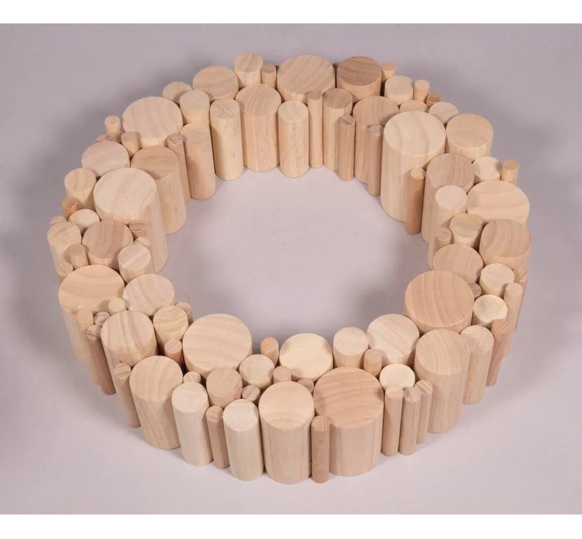 New Rayher Bastelpackung Holz "Rundstäbe"