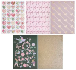 New Rico Design Bastelpapier-Block "La Vie En Rose"
