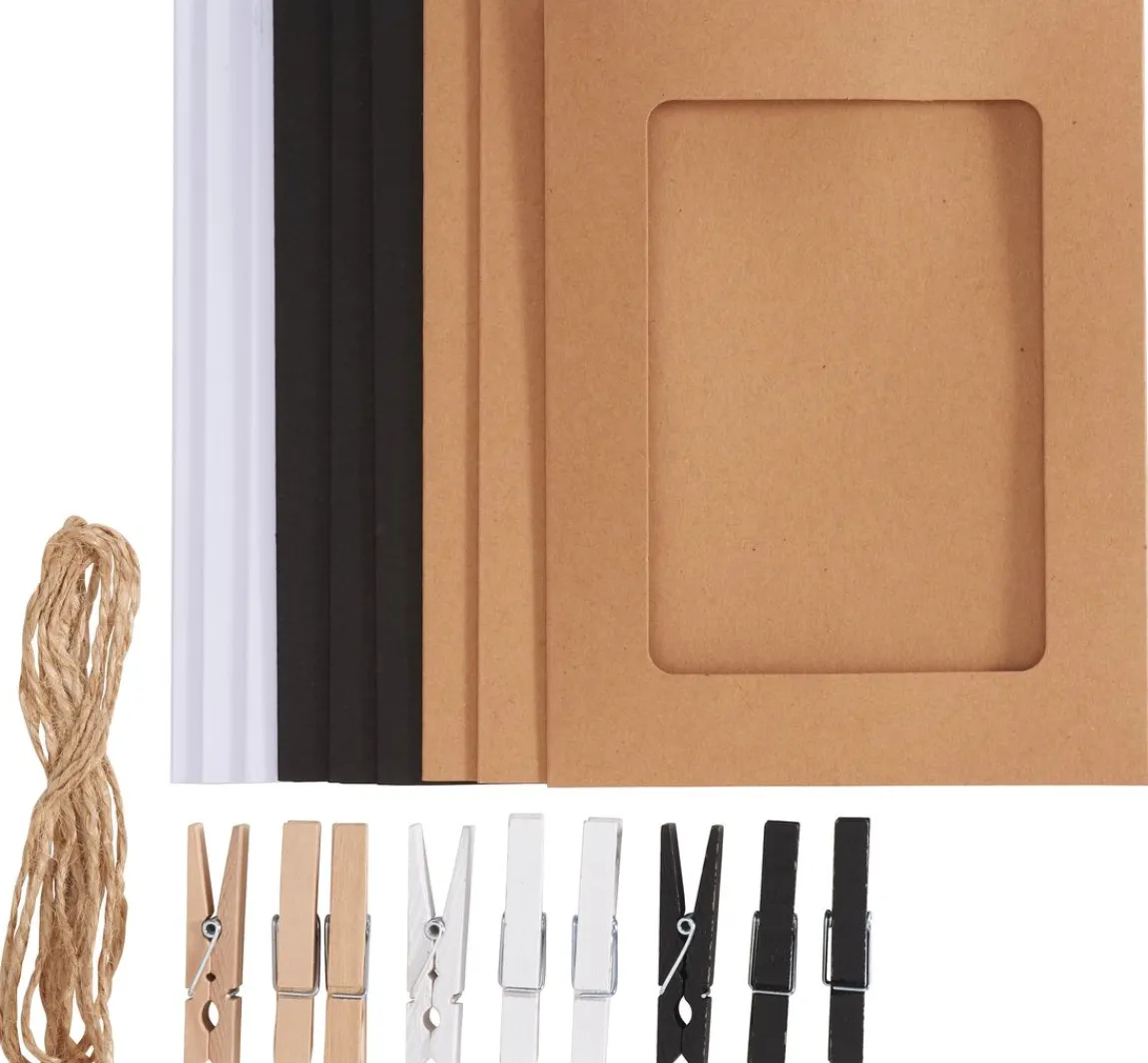 Discount folia Bastelset "Bilderrahmen-Girlande"