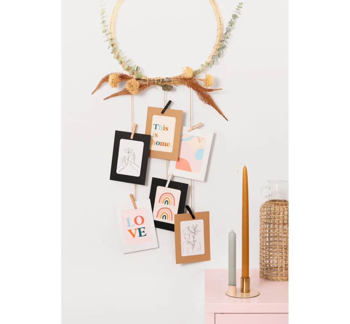 Discount folia Bastelset "Bilderrahmen-Girlande"
