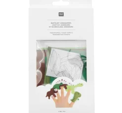 Hot Rico Design Bastelset Fingerpuppen "Dinos"
