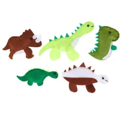 Hot Rico Design Bastelset Fingerpuppen "Dinos"