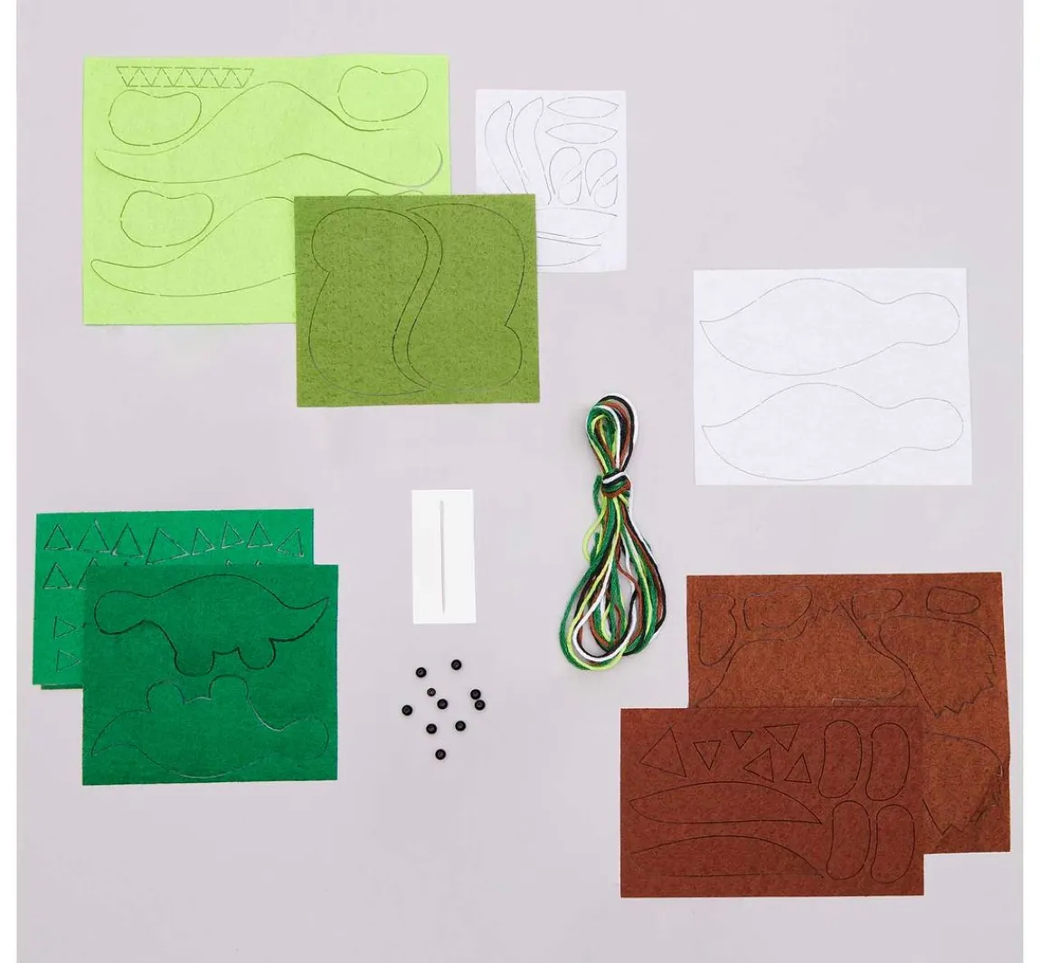 Hot Rico Design Bastelset Fingerpuppen "Dinos"