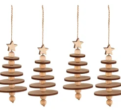 New Rayher Bastelset Holz Baum-Anhänger
