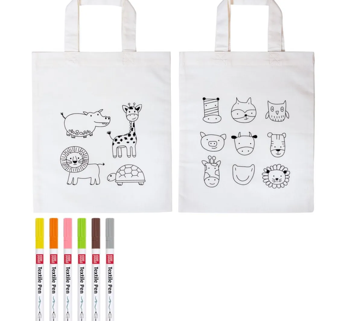 Outlet KNORR prandell Bastelset Kindertaschen "Animals & Zoo"