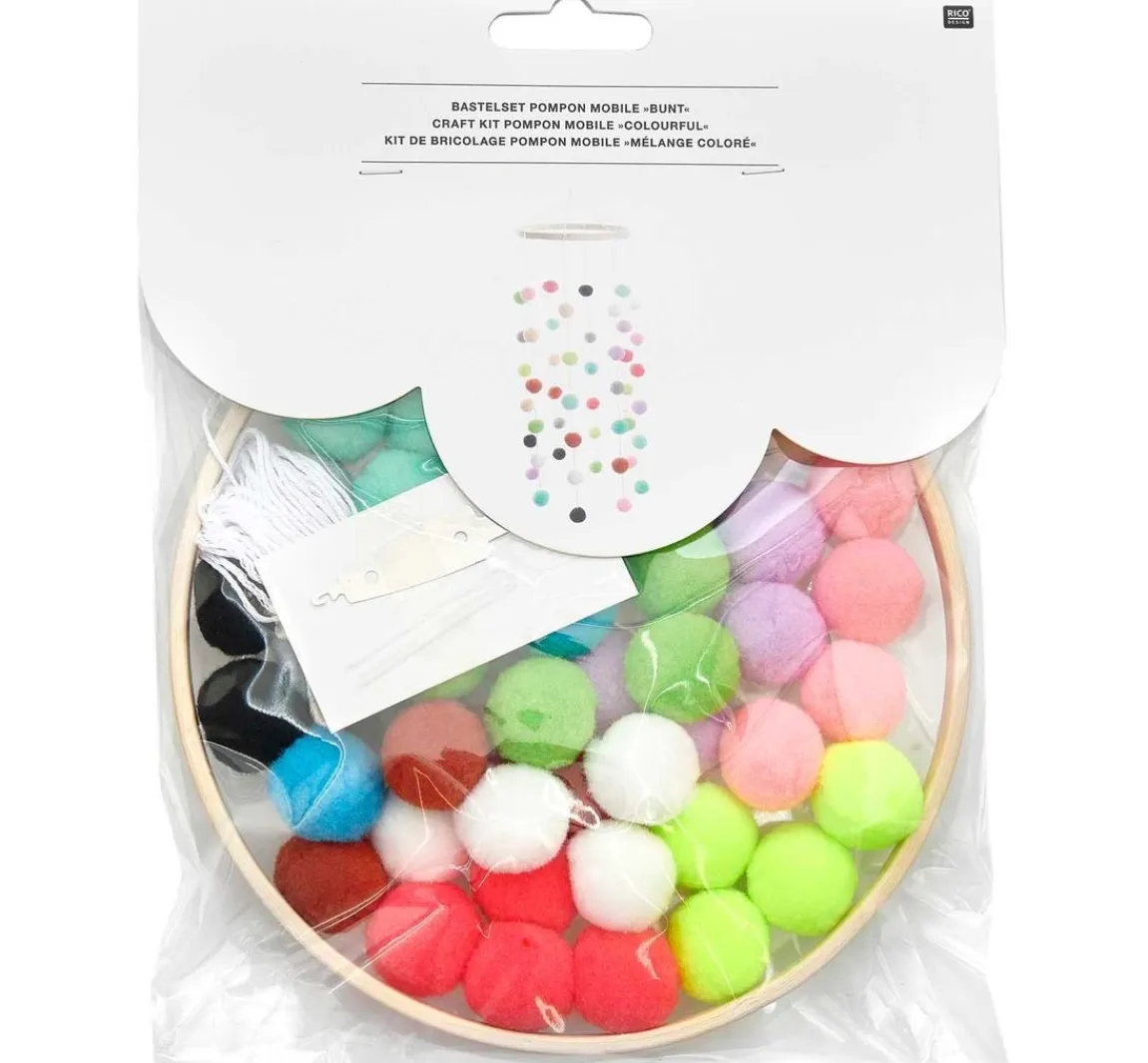 Sale Rico Design Bastelset Pompon "Mobile"