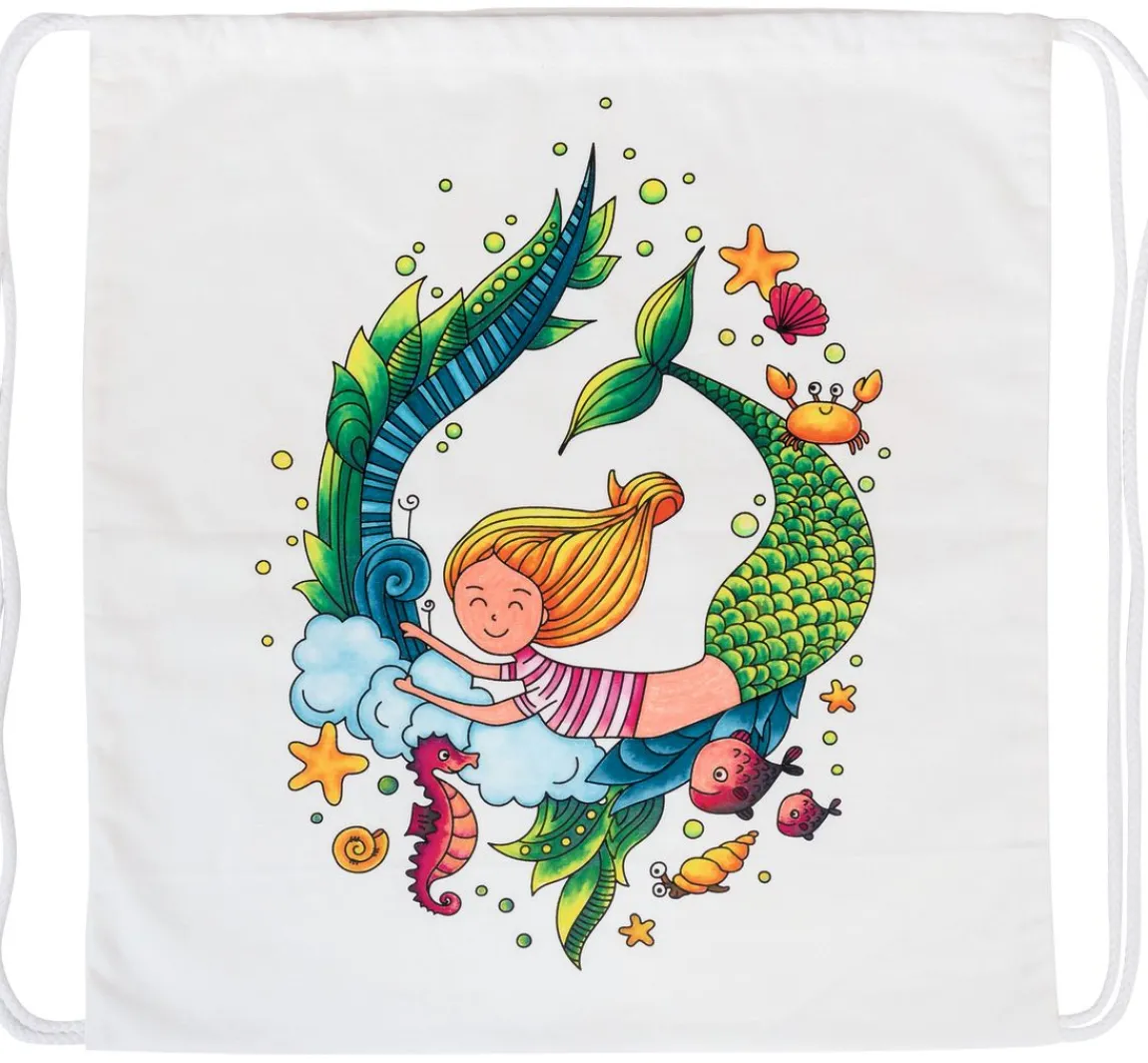 Sale KNORR prandell Bastelset Sportbeutel und Schlampermäppchen "Mermaid"