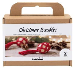 Clearance creativ company Bastelset Weihnachtskugeln "Makramee"