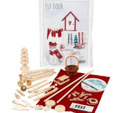 New creativ company Bastelset Wichteltür "Elf Door"