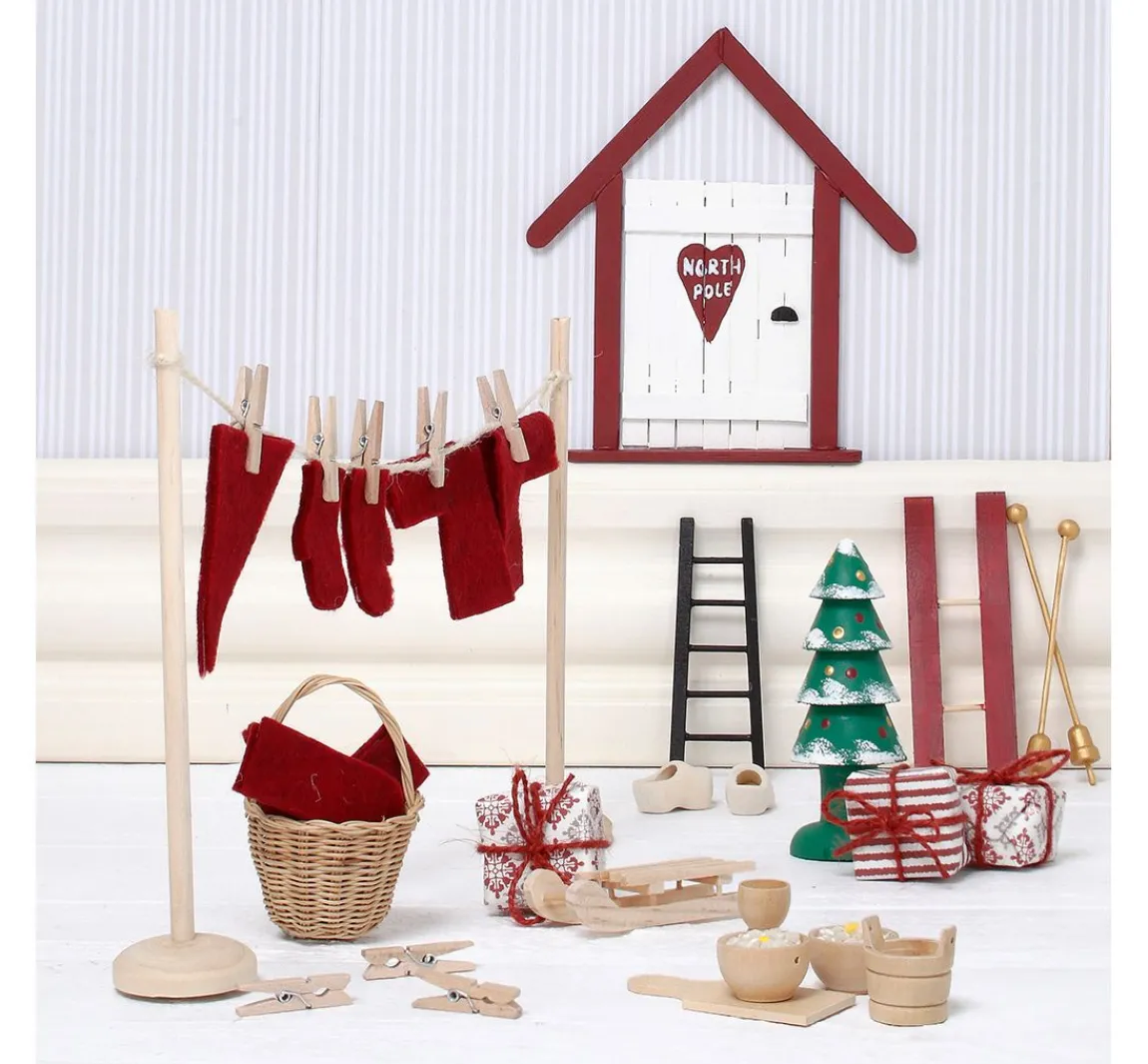 New creativ company Bastelset Wichteltür "Elf Door"