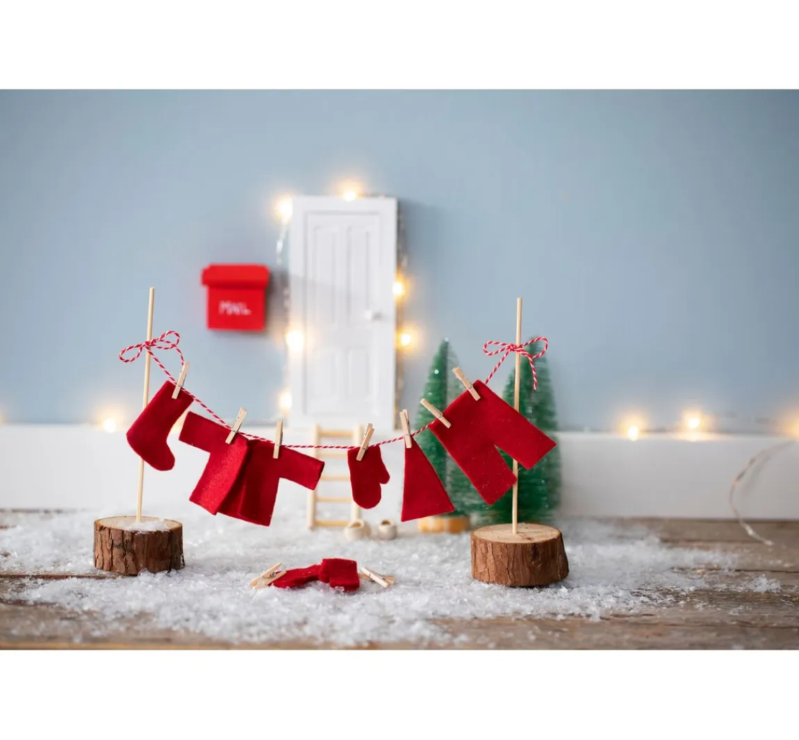 New creativ company Bastelset Wichteltür "Elf Door"
