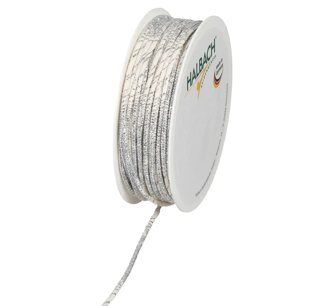 Outlet HALBACH Baumwoll Kordel mit Lurex und formbarer Drahtseele