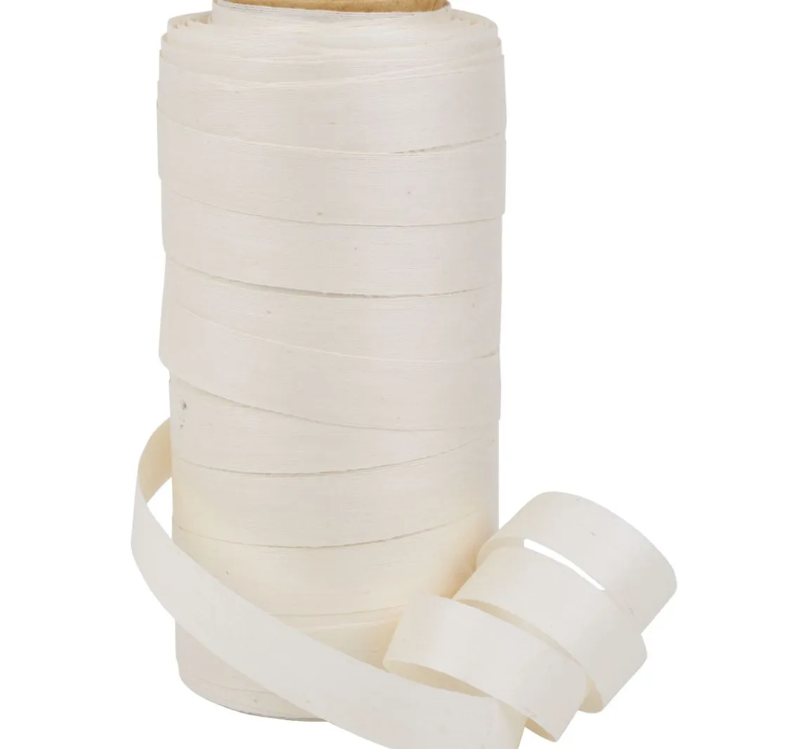 Discount WE PRÄSENT GREEN Baumwoll Ringelband "Cottonfield", 10 mm