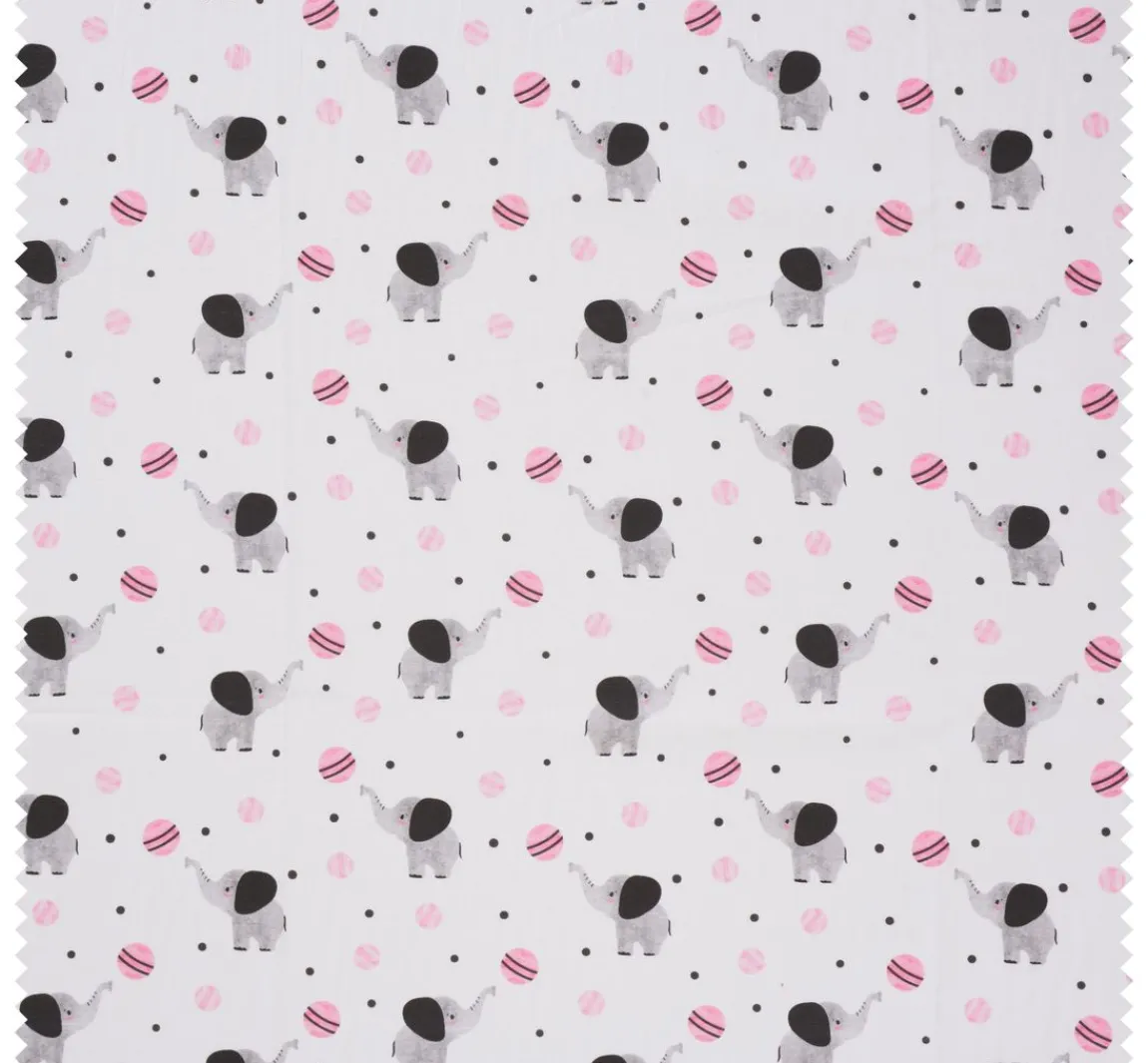 Globaltex Baumwoll-Stoff "Elefant Lilo"
