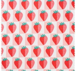 Sale VBS Marktplatz Baumwoll-Stoff "Erdbeeren"