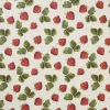 Outlet Globaltex Baumwoll-Stoff "Erdbeeren", Acryl beschichtet