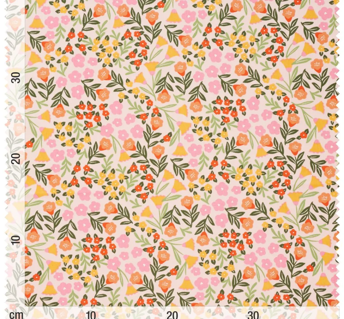 Discount VBS Marktplatz Baumwoll-Stoff "Flowers Color Crush"