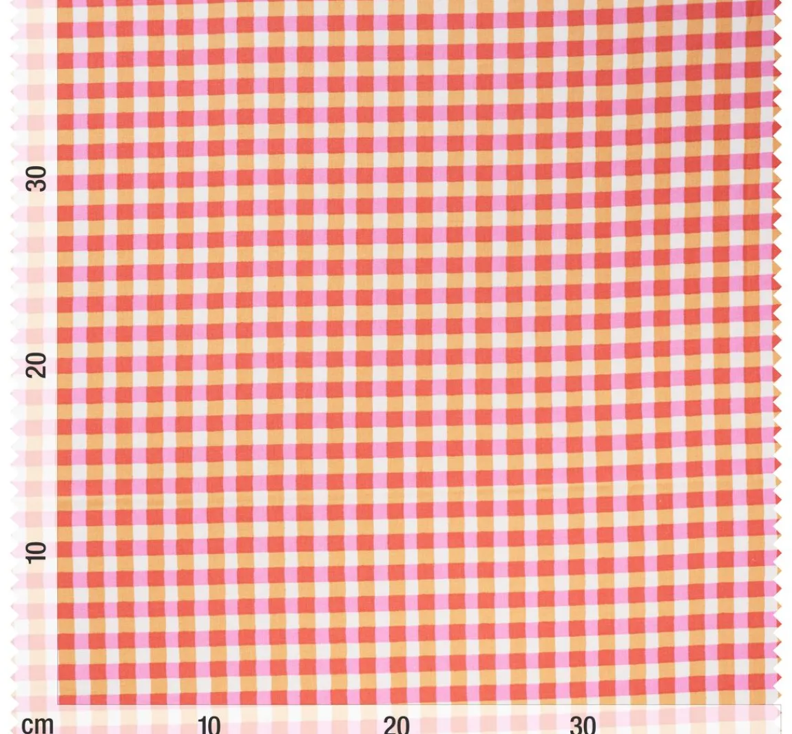 Online VBS Marktplatz Baumwoll-Stoff "Karo Kavia Red"