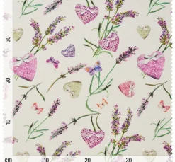 Globaltex Baumwoll-Stoff "Lavanda"