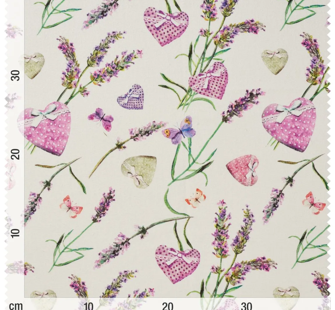 Globaltex Baumwoll-Stoff "Lavanda"