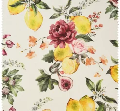 Online Globaltex Baumwoll-Stoff "Lemon and Roses"