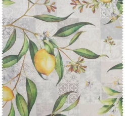 Clearance Globaltex Baumwoll-Stoff "Limonero", Acryl beschichtet