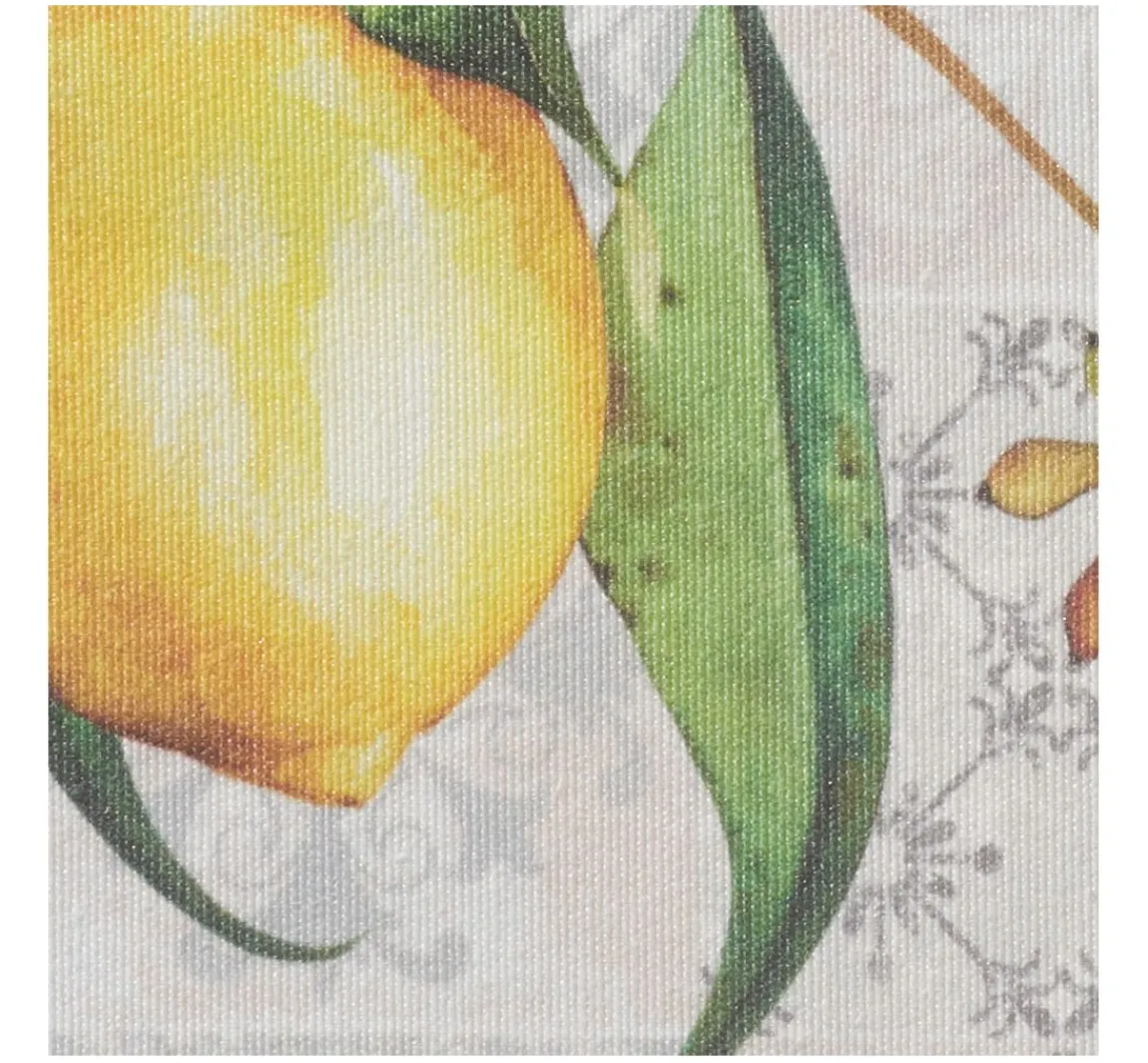 Clearance Globaltex Baumwoll-Stoff "Limonero", Acryl beschichtet