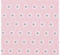 Clearance Rico Design Baumwoll-Stoff Popeline "Sakura Blüten Rosé"