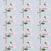 Clearance Rico Design Baumwoll-Stoff Popeline "Sakura Zweige Smoke Blue"