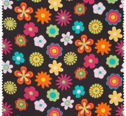 Outlet VBS Marktplatz Baumwoll-Stoff "Retro Flower"