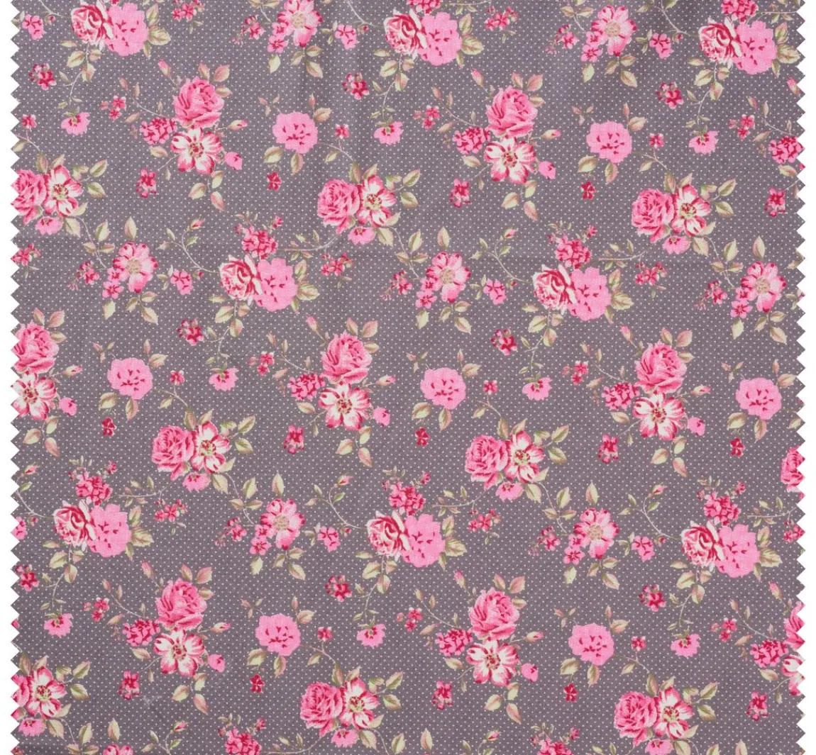 New Westfalenstoffe Baumwoll-Stoff "Rosenborg" Rosé/Taupe