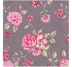 New Westfalenstoffe Baumwoll-Stoff "Rosenborg" Rosé/Taupe