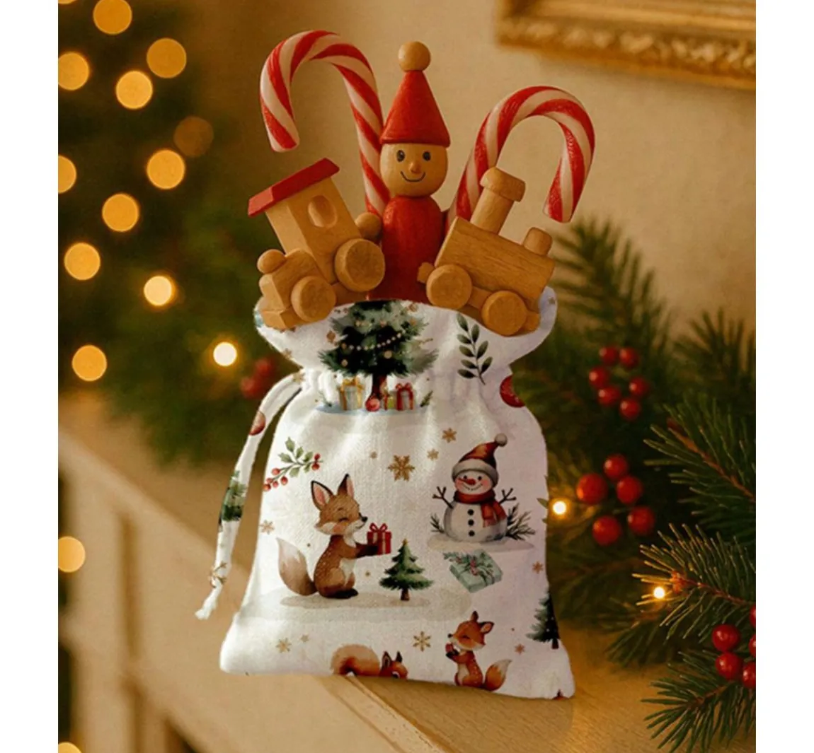 Discount VBS Marktplatz Baumwoll-Stoff "Snowys Winterzauber"
