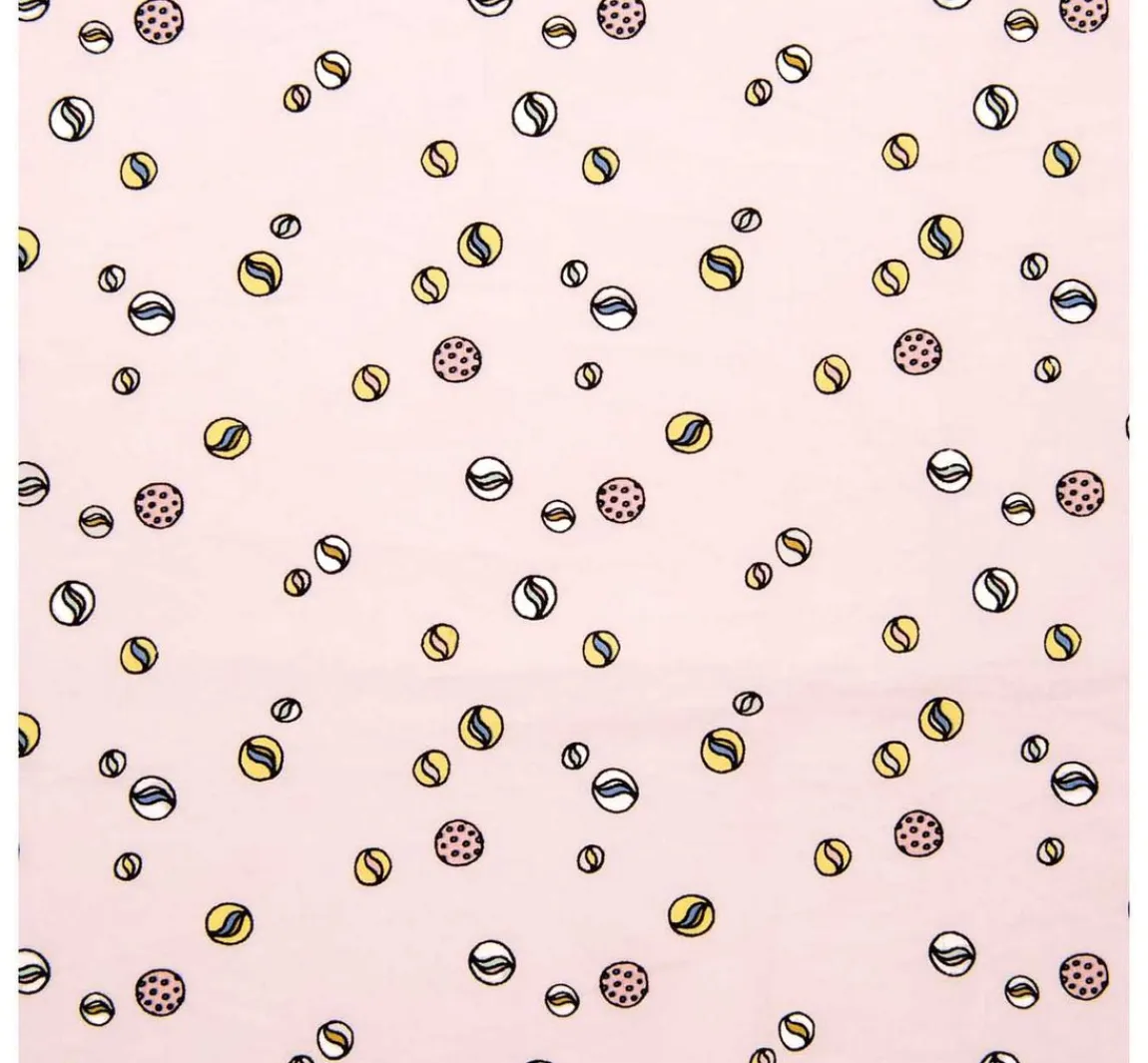 Online Rico Design Baumwoll-Stoffzuschnitt "Murmeln Rosa"