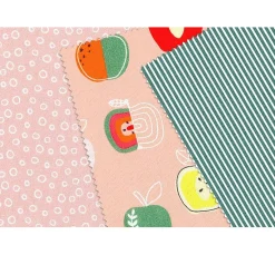 Clearance BeaLena Bea Lena Stoffpaket "Bunte Äpfel"