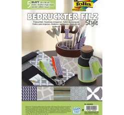 Best folia Bedruckter Filz "Style"
