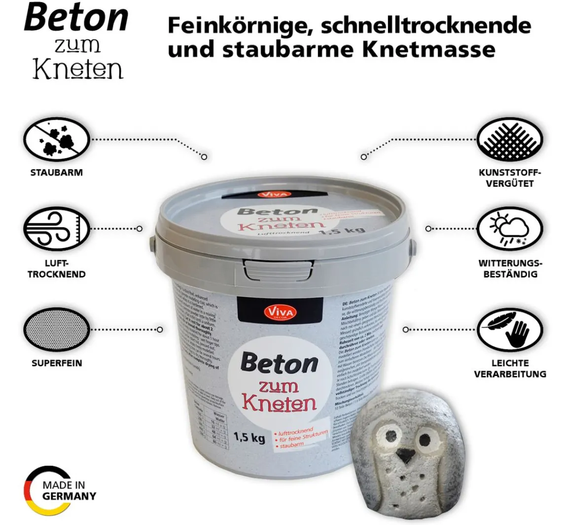 Best Viva Decor Beton zum Kneten