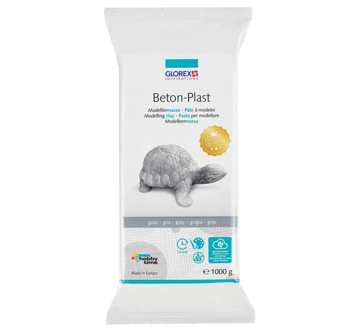 GLOREX Beton-Modelliermasse, Grau