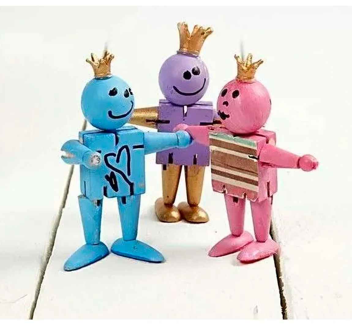 Discount creativ company Bewegliche Figuren, H 8 cm