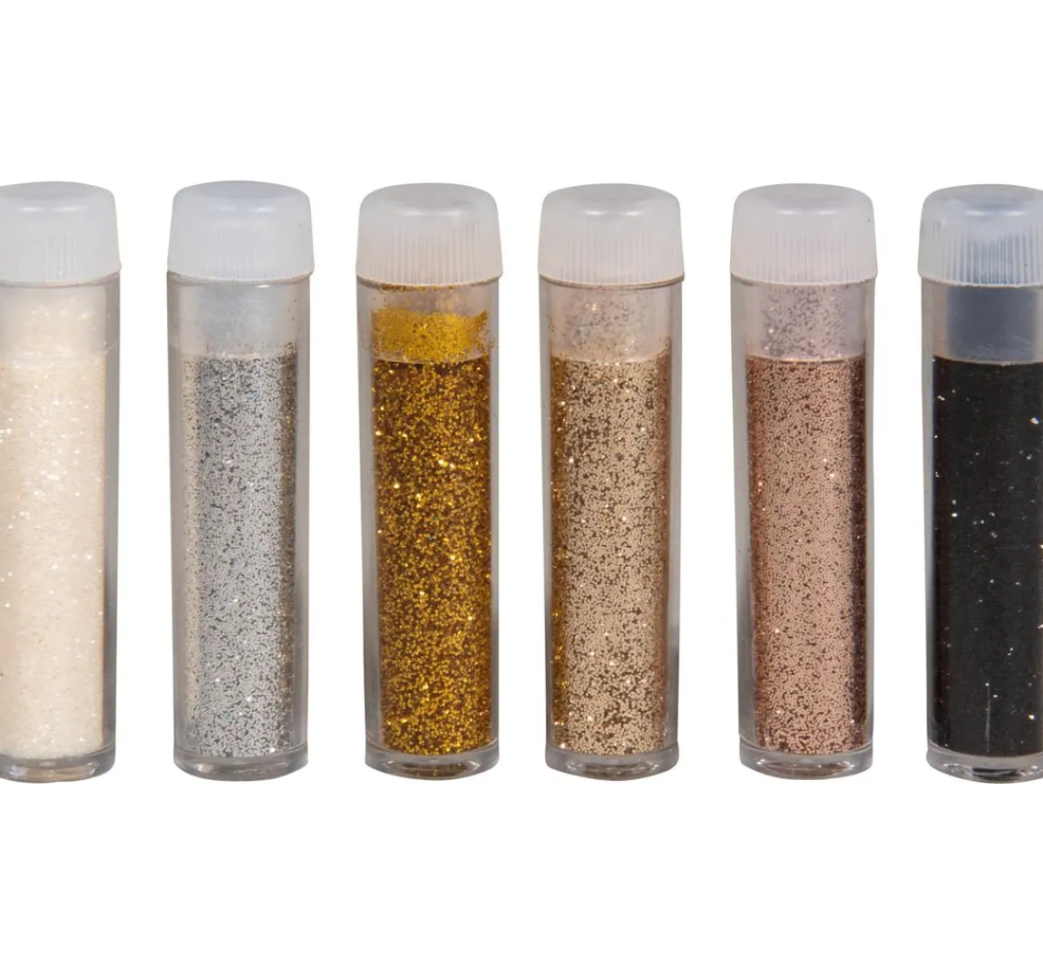 Clearance Rayher Bio-Glitter "Mini Farbmix", 6 x 2 g