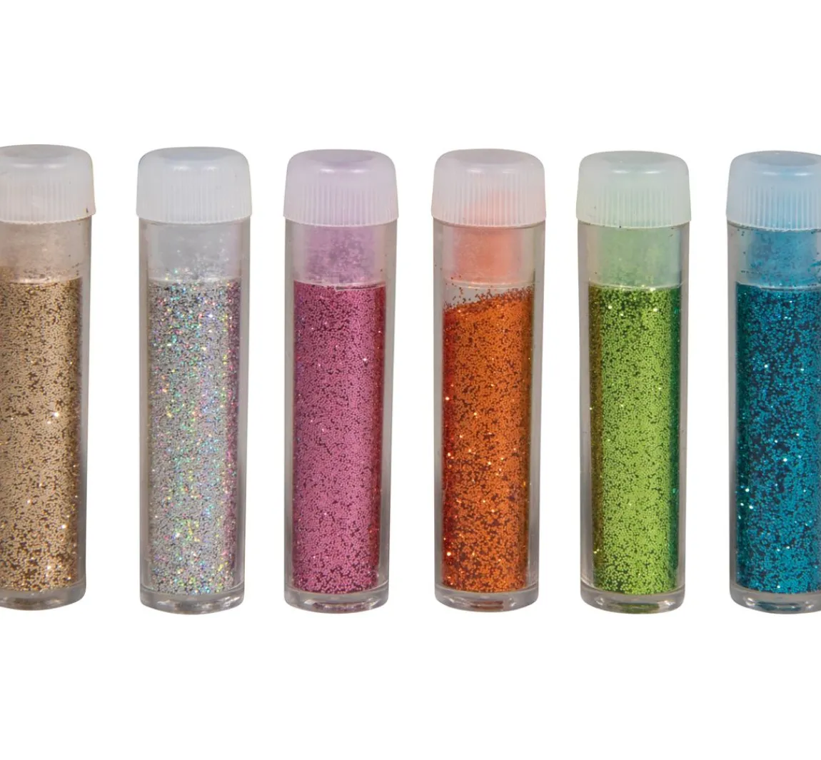 Clearance Rayher Bio-Glitter "Mini Farbmix", 6 x 2 g