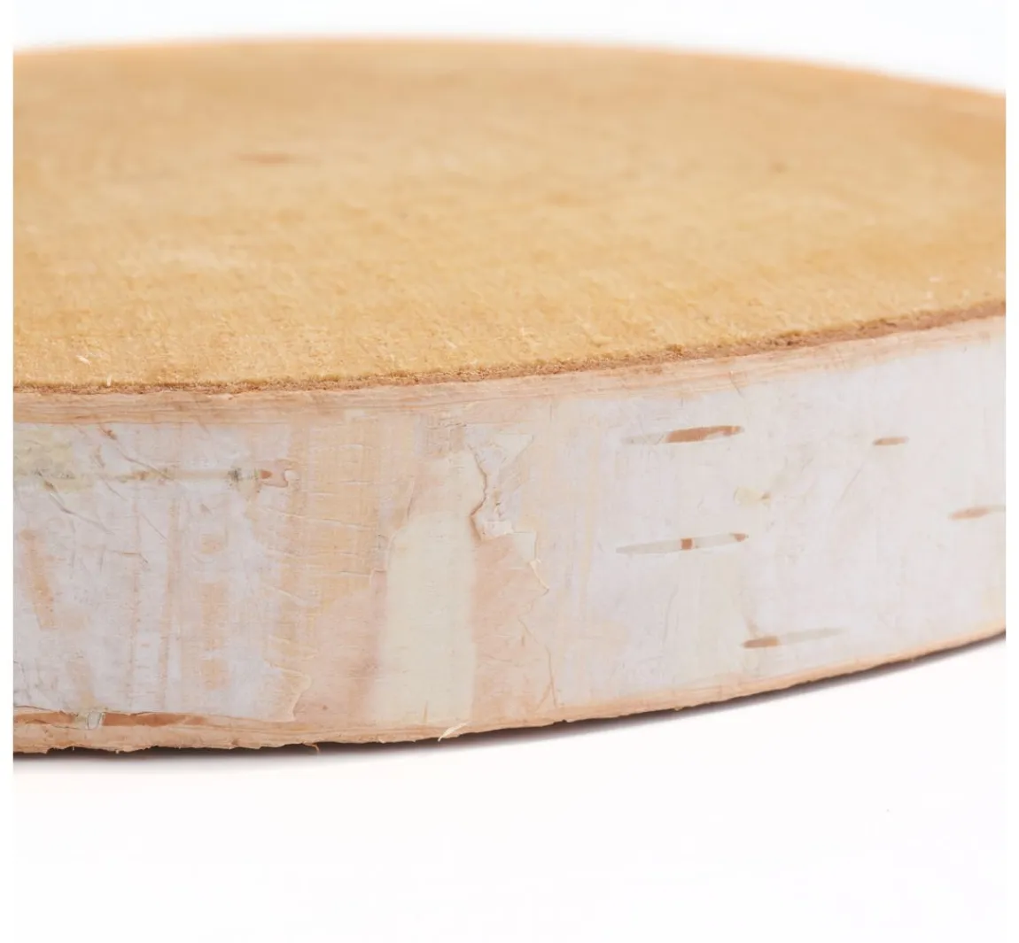 Discount ohne Marke Birkenscheibe "Rund", natur
