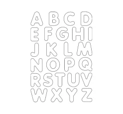 Best URSUS Blanko Magnet-Buchstaben