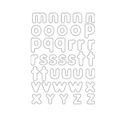 Best URSUS Blanko Magnet-Buchstaben