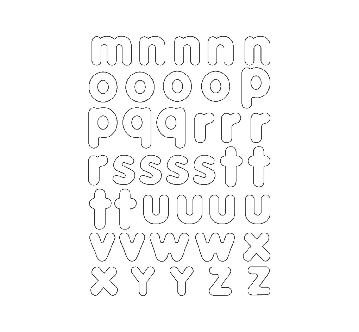 Best URSUS Blanko Magnet-Buchstaben