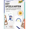 New folia Blanko Spielkarten Set